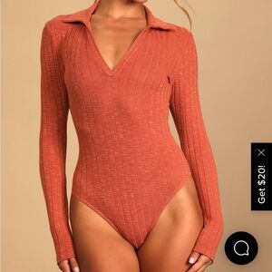 Lulus bodysuit hardly worn, I’m excellent condition!